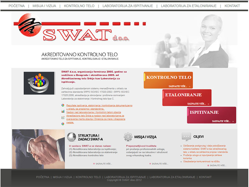 HTML website for SWAT